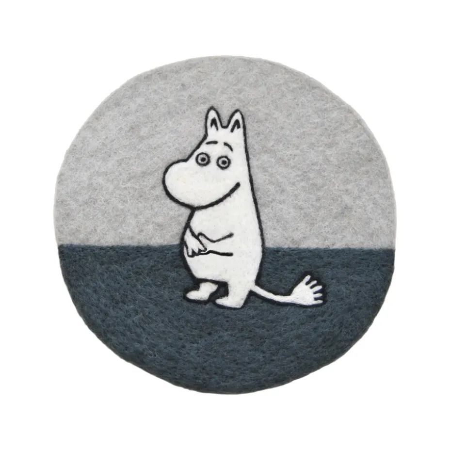 Moomin pannenonderzetter Ø21 cm, Grijs