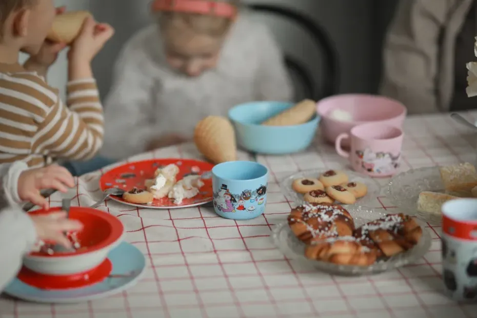 Moomin Picnic mok 25 cl, Lichtblauw