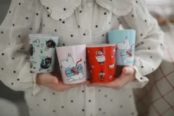 Moomin Picnic tumblermokken 20 cl 2-pack, Blauw-grijs