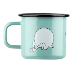 Moomin Retro emaillemok 37 cl, Mint