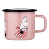 Moominmama emaillen mok 37 cl, Roze