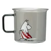 Moominmamma glazen mok 35 cl, Grijs