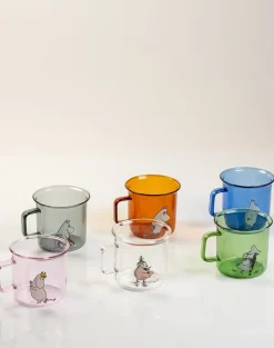 Moominmamma glazen mok 35 cl, Grijs