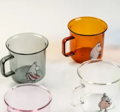 Moominpappa glazen mok 35 cl, Amber