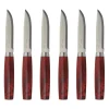Morakniv Classic Steak Knife 6-pack, Rood