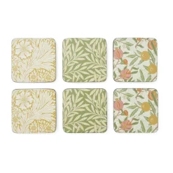 Morris & Co Simpley mixed onderzetters 6-delig, Fruit, Willow, Marigold