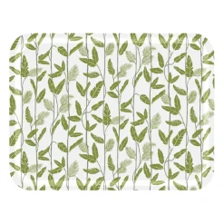 Mougli Green dienblad 33x43 cm, Green-white