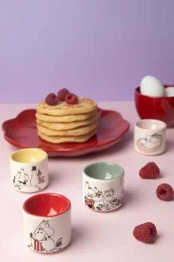 Mumin love eierdopje 4 delen, Wit-multi