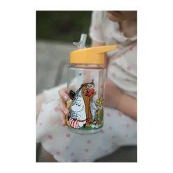 Mumin Picknick waterfles 55 cl, Geel