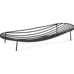 Nana fruitschaal 14,5x45 cm, Zwart