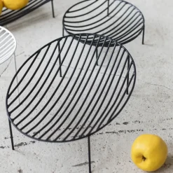 Nana fruitschaal 25x35 cm, Zwart