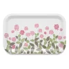 Ängsmark dienblad 20x27 cm, Groen-roze