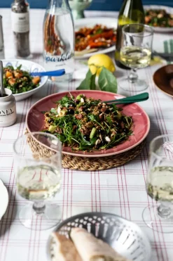 Nicolas Vahé broodmand 2 delig, Antiek zilverkleurige afwerking