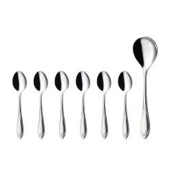 Nina dessertset 7-delig, Roestvrij staal