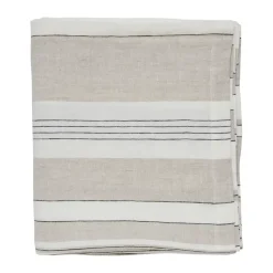 Noah tafelkleed, Beige streep, 145x270 cm