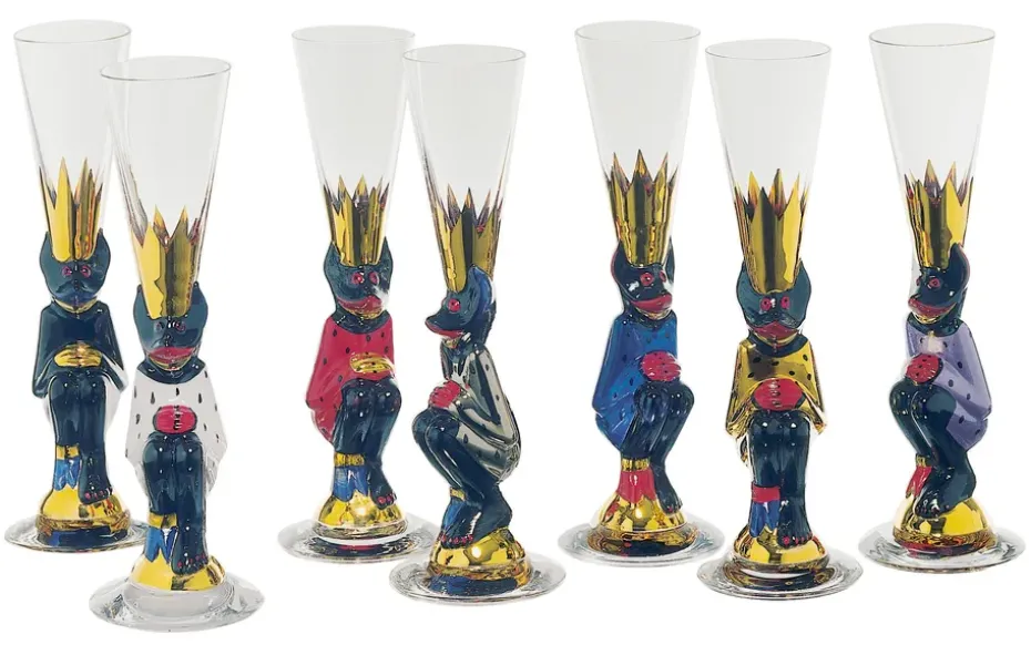 Nobel schnapsglas 4 cl, goud