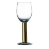 Nobel wijnglas 20 cl, Clear / Gold