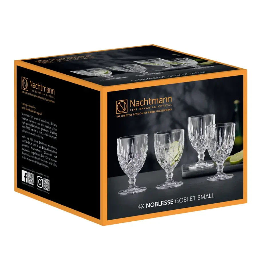 Noblesse glazen op voet 23 cl 4-pack, Helder