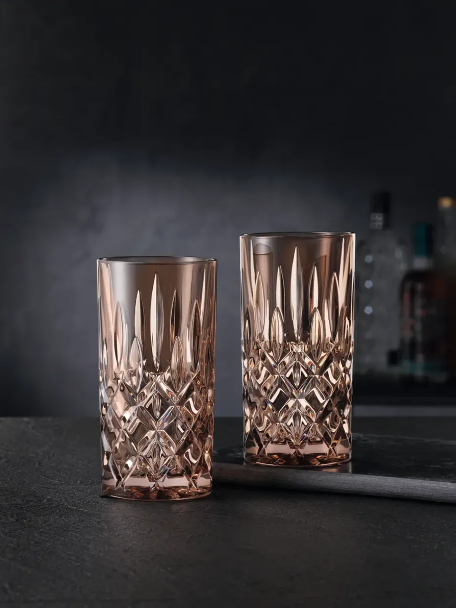 Noblesse Longdrink glas 39,5 cl 2-pack, Tobacco