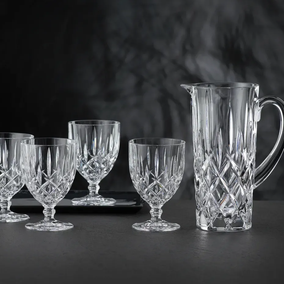 Noblesse set kan en 4 st. glazen, Helder
