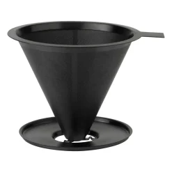 Nohr slow brew fijnmazig koffiefilter, Black metallic