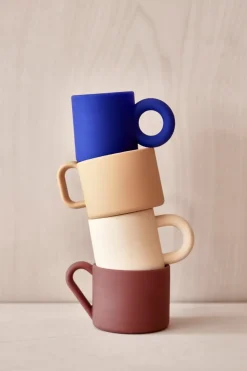 Nomu kinderbekers 2-delig, OpticBlue-LightRubber