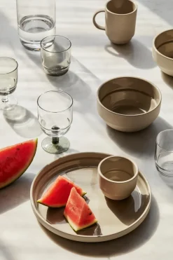 Nordic Bistro dinerbord Ø26 cm, Raw beige