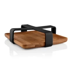 Nordic Kitchen bamboe servethouder, 19x19 cm
