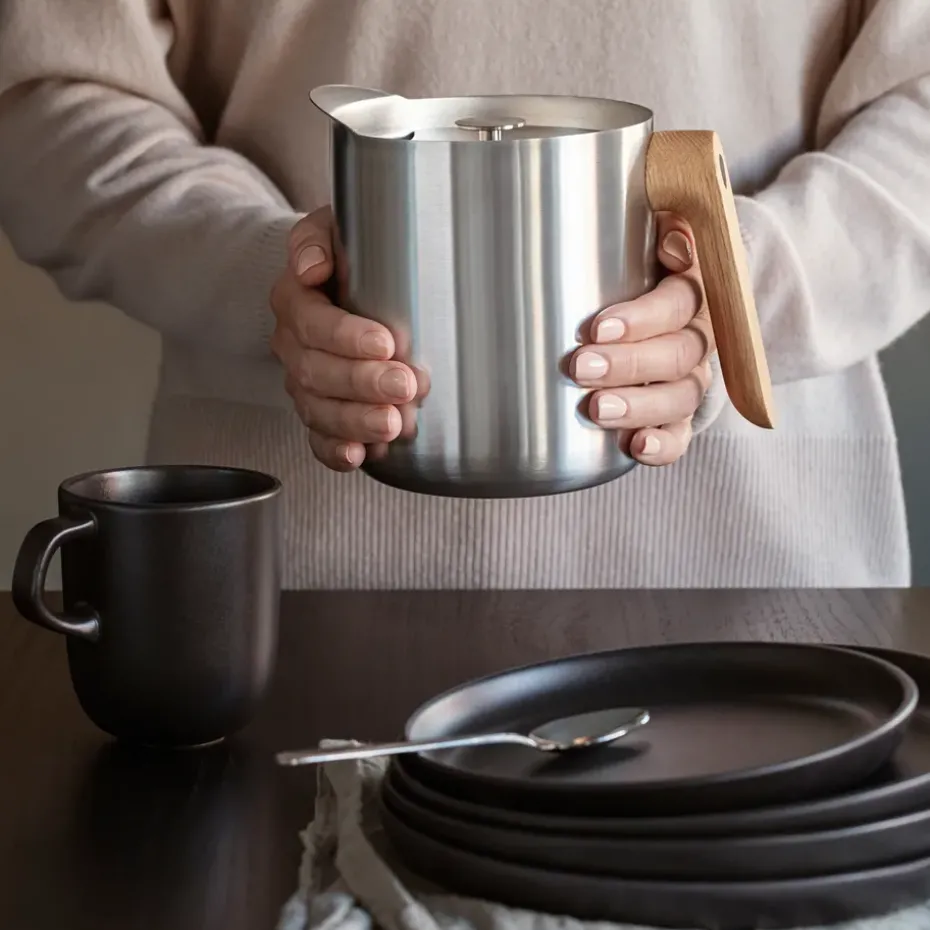 Nordic Kitchen cafetière voor thee, Roestvrij staal