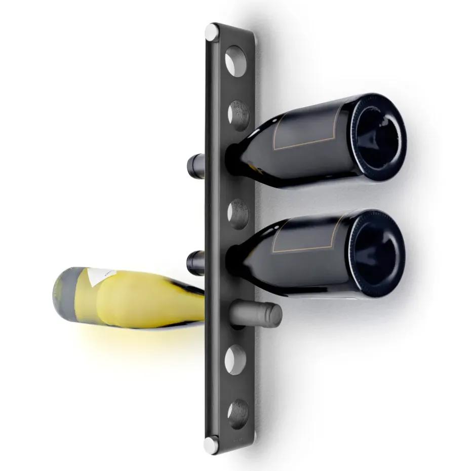 Nordic Kitchen hangend wijnrek, Black