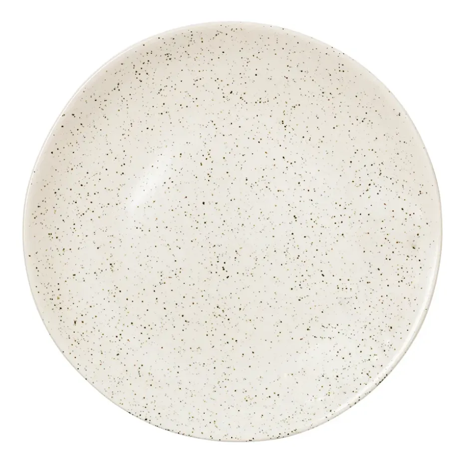 Nordic Vanilla bord Ø20 cm, Cream with grains