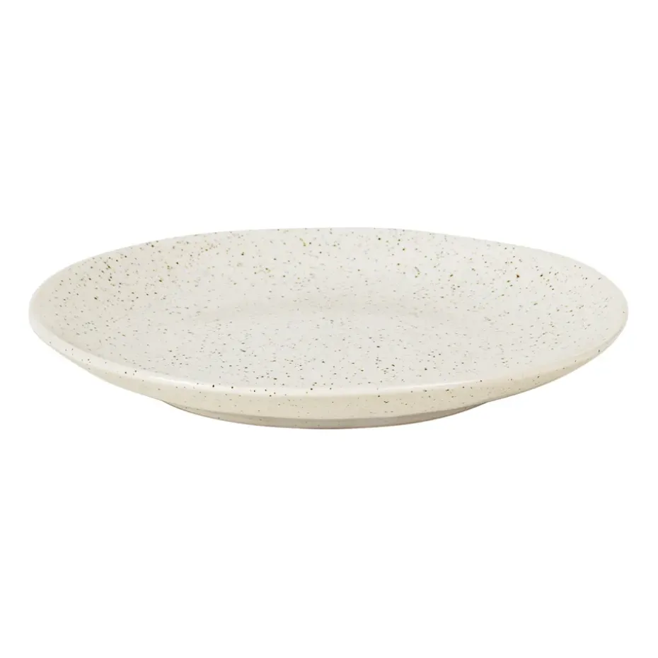 Nordic Vanilla bord Ø20 cm, Cream with grains