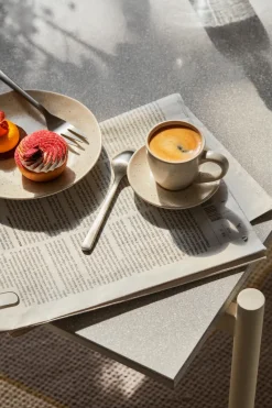 Nordic Vanilla espressokopje met schotel 5 cl, Cream