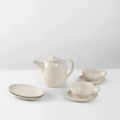 Nordic Vanilla theeservies voor twee, 5-delig