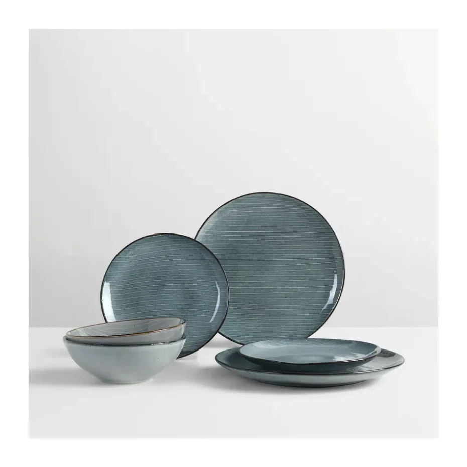 Nordisch Zee dinerset voor twee, 6-delig