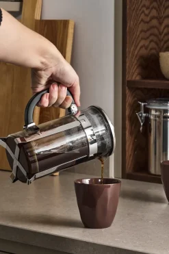 Nordwik French press 8 kopjes, Zilverkleurig