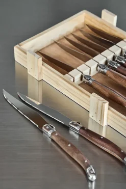 Nordwik grillmessen 8-pack, Roestvrij staal-hout