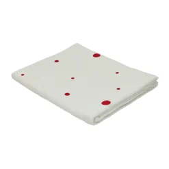 Nori tafelkleed 140x260 cm, White-cherry red