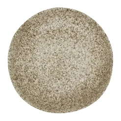 Nox schaal Ø28 cm, Bruin-wit