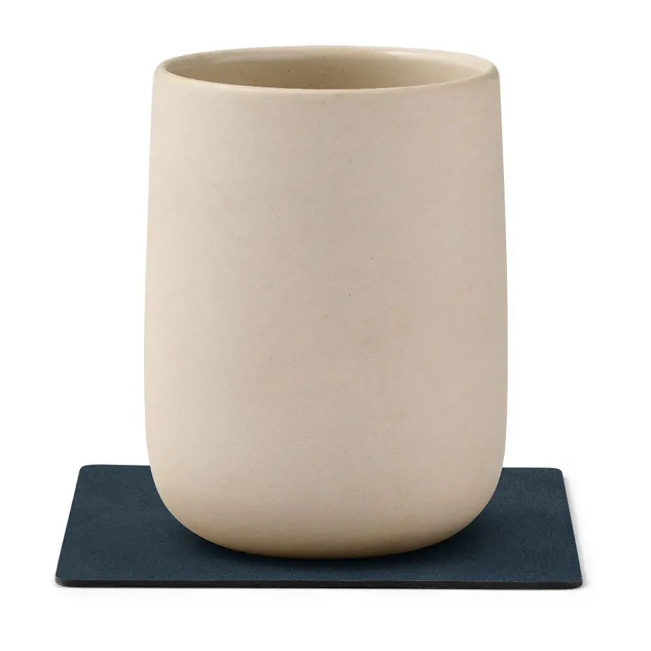 Nupo glasonderzetter square keerbaar 1 St., Midnight blue-petrol