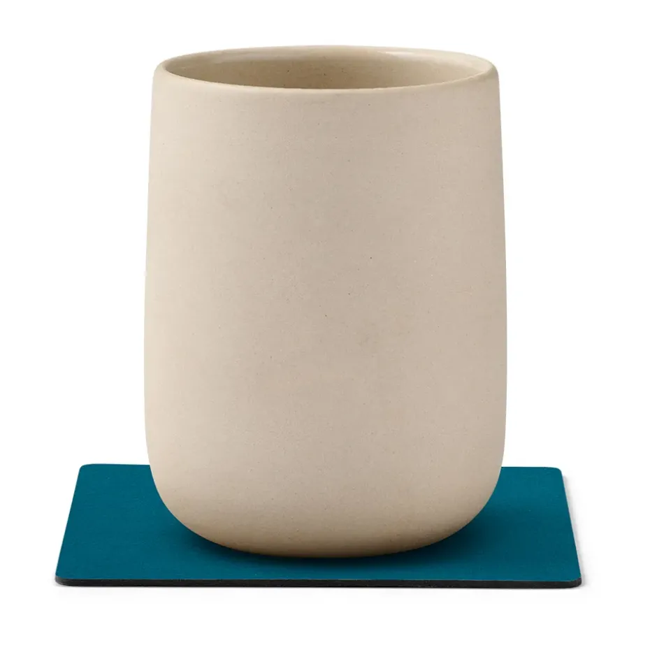 Nupo glasonderzetter square keerbaar 1 St., Midnight blue-petrol