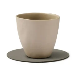 Nupo onderzetter circle keerbaar 1 St., Linen-Flint Grey