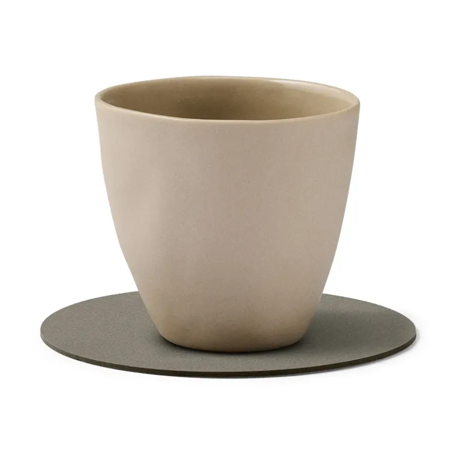 Nupo onderzetter circle keerbaar 1 St., Linen-Flint Grey