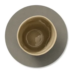 Nupo onderzetter circle keerbaar 1 St., Linen-Flint Grey