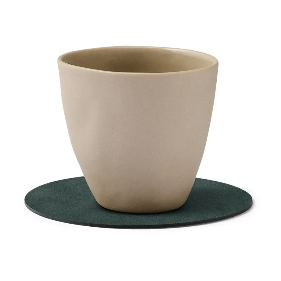 Nupo onderzetter circle keerbaar 1 St., Dark green-olive green