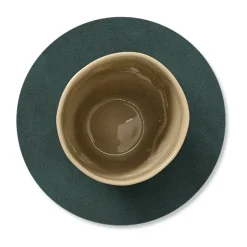 Nupo onderzetter circle keerbaar 1 St., Dark green-olive green