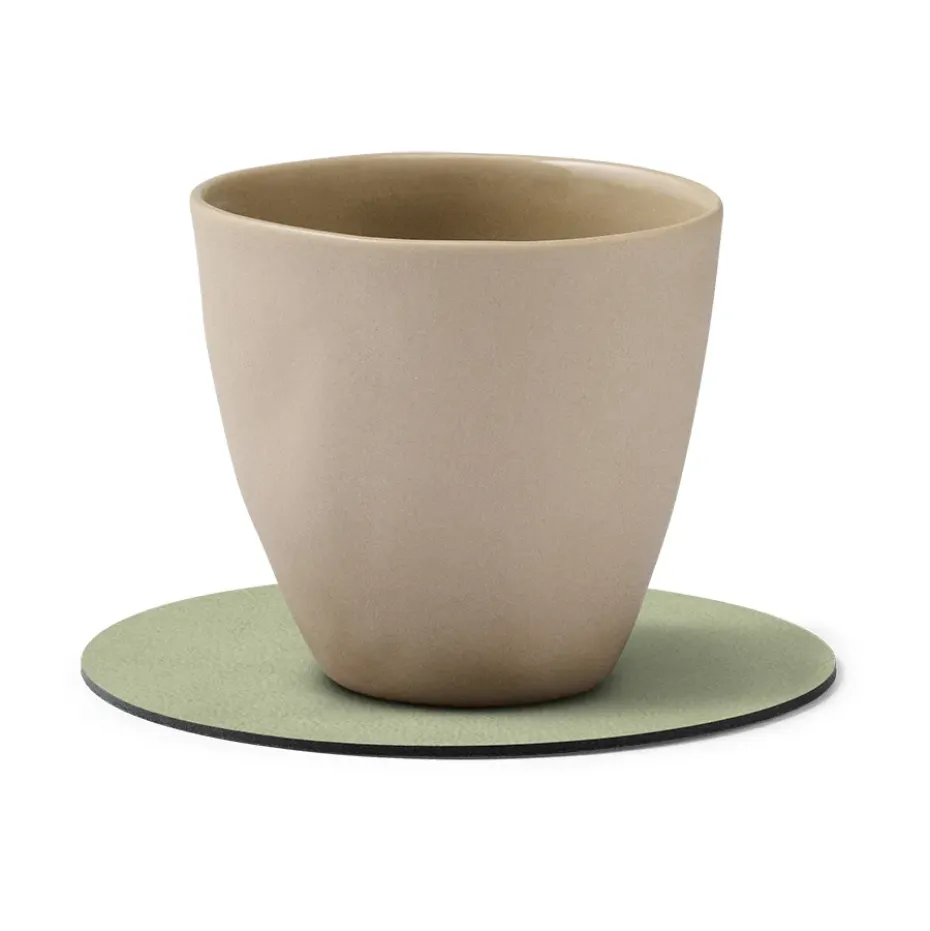 Nupo onderzetter circle keerbaar 1 St., Dark green-olive green