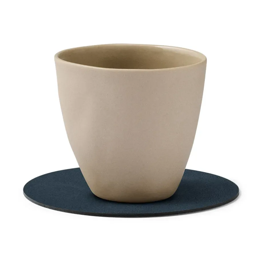 Nupo onderzetter circle keerbaar 1 St., Midnight blue-petrol