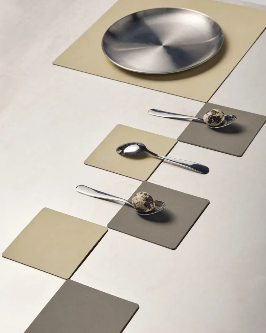 Nupo onderzetter square, Flint grey