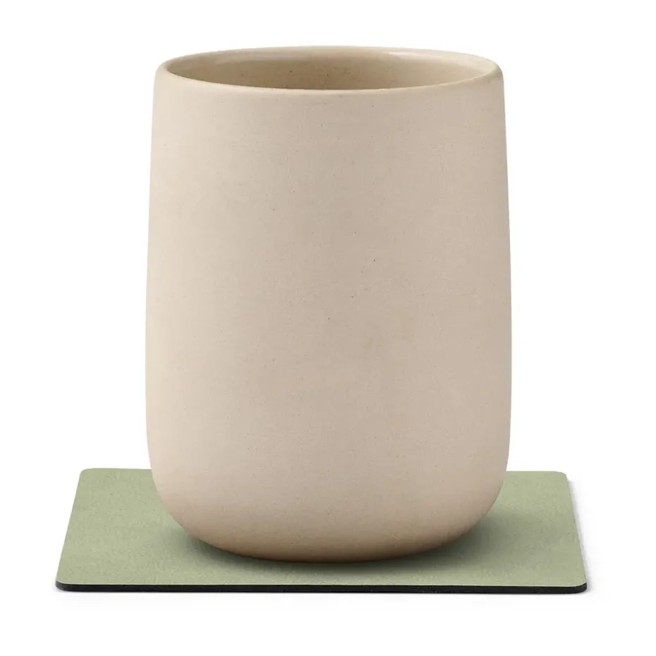 Nupo onderzetter square, Olijfgroen